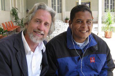 Cristobal with his son Daniel