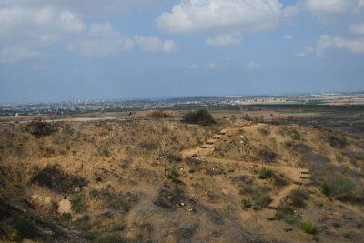 Overlooking Gaza Strip